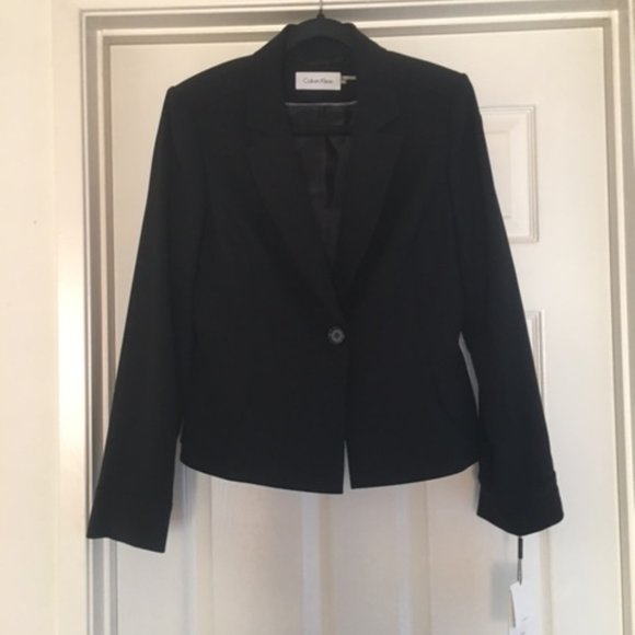 New Calvin Klein Suit Blk 8 (skirt and blazer) - Picture 4 of 4
